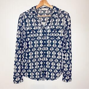 Tory Burch Button Up Top
